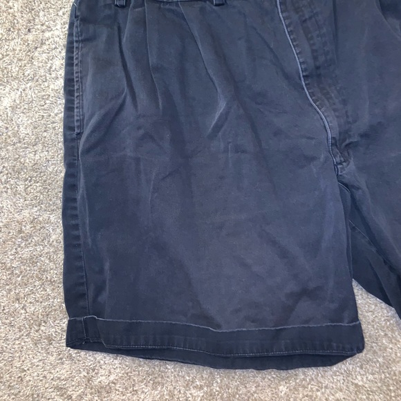 Izod Dark Blue Cotton Dress shorts size Waist 44 - Picture 5 of 11
